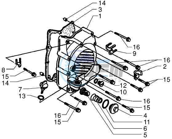 Right crankcase cover