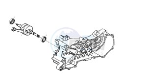 ATLANTIS - 50 CC Euro 2 4T drawing CRANKSHAFT