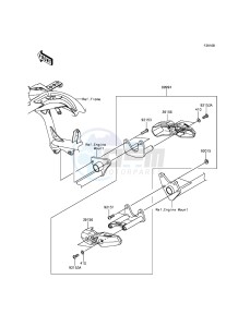 VERSYS 650 ABS KLE650FGF XX (EU ME A(FRICA) drawing Accessory(Engine Guard)