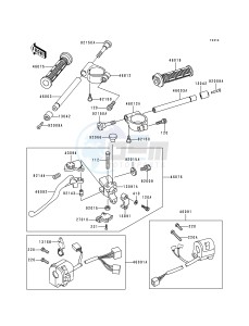 ZX 600 F [NINJA ZX-6R] (F1-F3) [NINJA ZX-6R] drawing HANDLEBAR