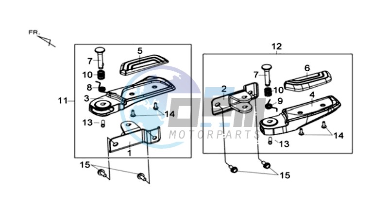 FOOTREST L / R