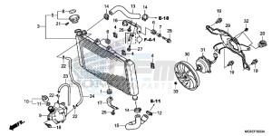 NC700SAC drawing RADIATOR