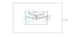 VT750C2 VT750C2 drawing LEATHER POUCH (PLAIN)