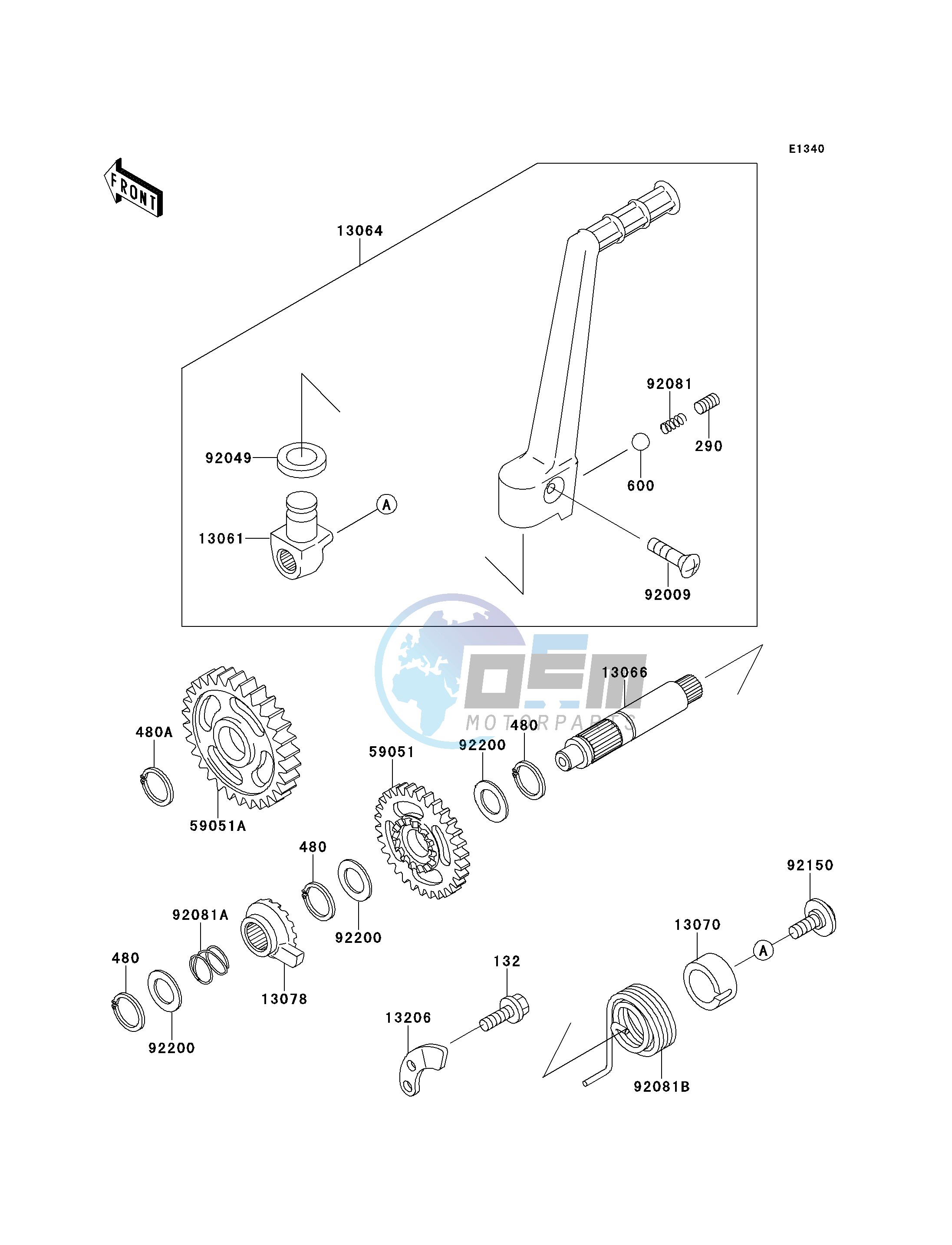 KICKSTARTER MECHANISM