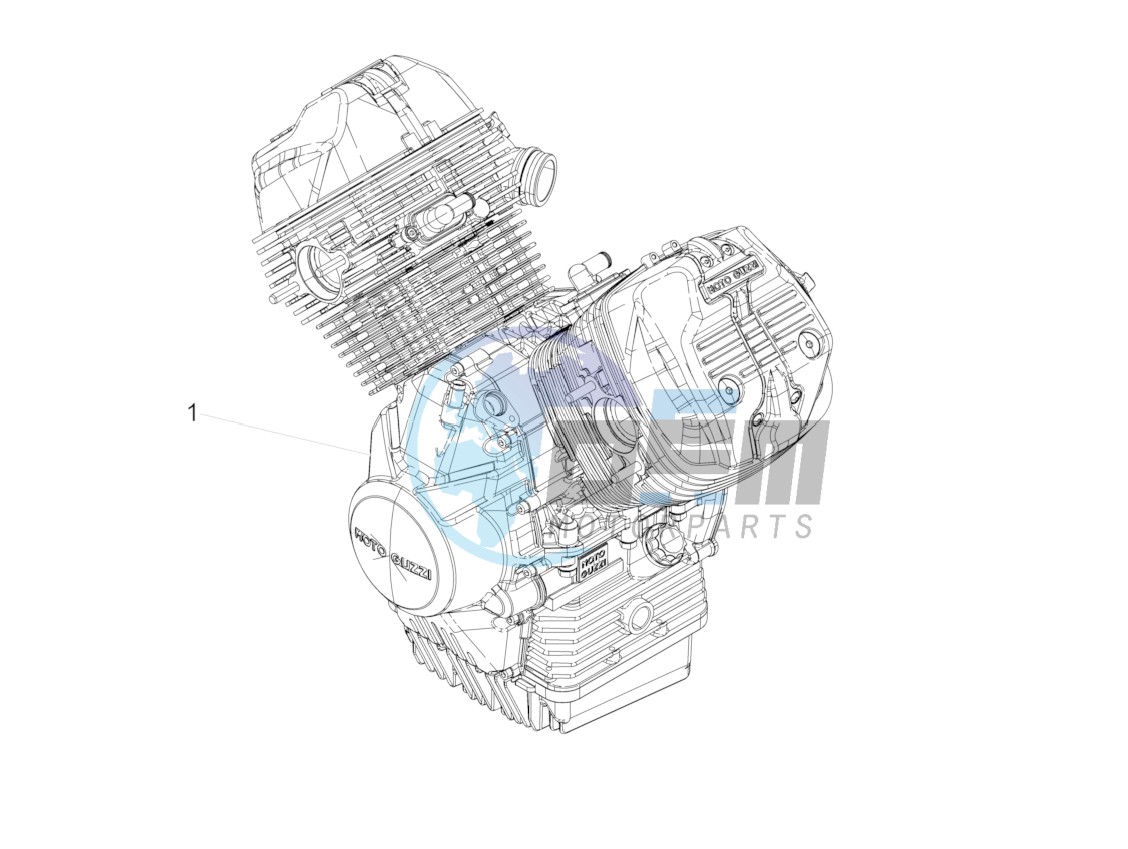 Engine-Completing part-Lever