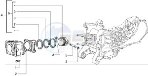 ET4 125 drawing Cylinder - piston - wrist pin unit