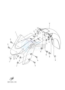 XP500 T-MAX 530 (59CM) drawing FENDER