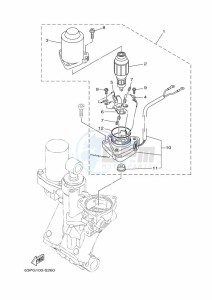 F150GETX drawing TILT-SYSTEM-2