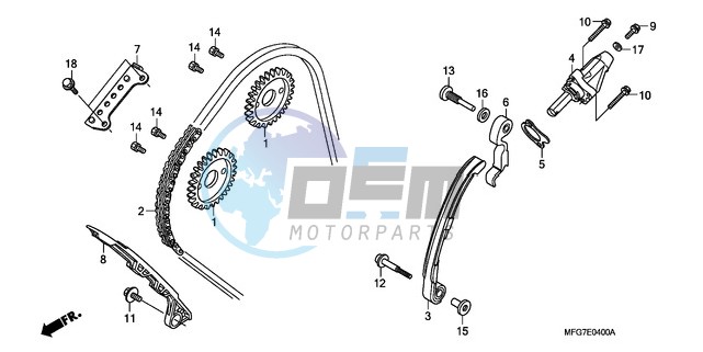 CAM CHAIN/TENSIONER