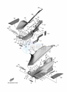 XP530D-A TMAX DX ABS (BC3D) drawing STAND & FOOTREST 2