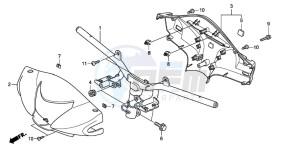 SH300R drawing HANDLE PIPE/HANDLE COVER