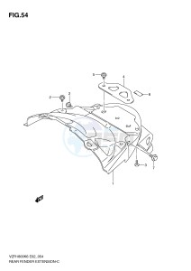 VZR1800 (E2) INTRUDER drawing REAR FENDER EXTENSION