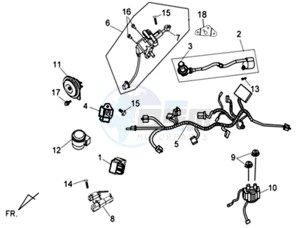 ALLO 50 drawing WIRING HARNASS