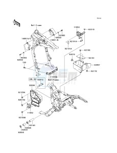 VN 1600 D [VULCAN 1600 NOMAD] (D6F-D8FA) D7F drawing FRAME FITTINGS