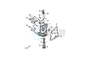 FIDDLE III 125 drawing CRANKCASE RIGHT / START MOTOR