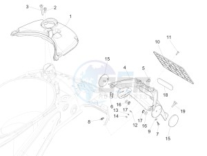 PRIMAVERA 50 25 KMH 4T 2V E 4V NOABS E2 25kmh (EMEA) drawing Rear cover - Splash guard