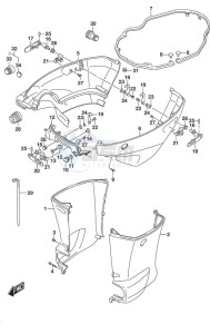 DF 200AP drawing Side Cover