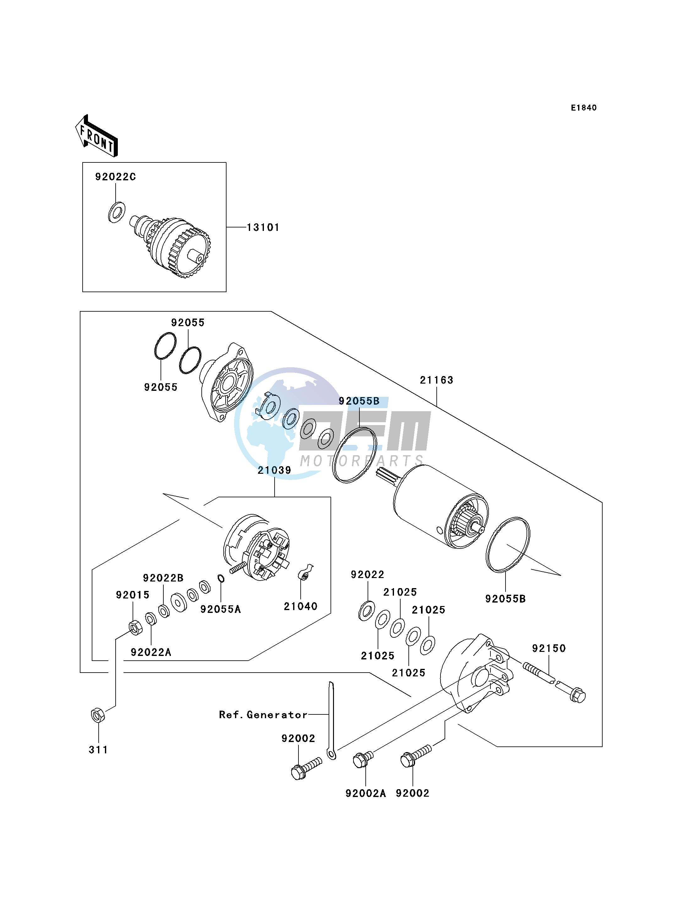 STARTER MOTOR