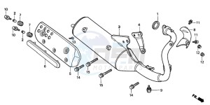 SFX50S drawing EXHAUST MUFFLER