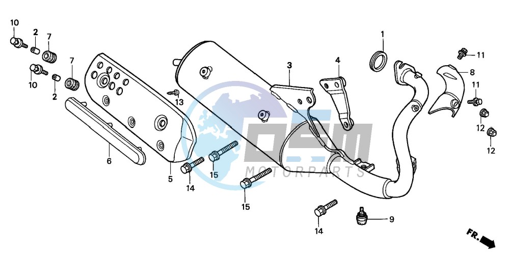 EXHAUST MUFFLER