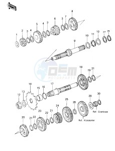 KLT 200 A [KLT200] (A1-A3) [KLT200] drawing TRANSMISSION -- 81-82 KLT200-A1_A2_A3- -