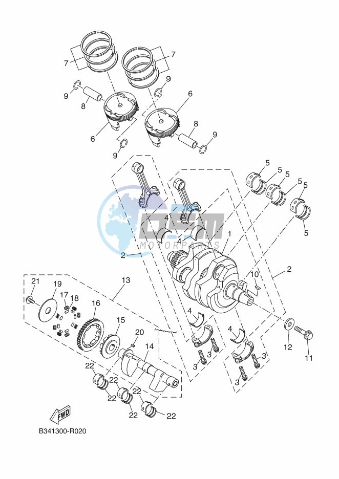 CRANKSHAFT & PISTON