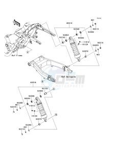 VN 1700 C [VULVAN 1700 NOMAD] (9FA) C9FA drawing SUSPENSION_SHOCK ABSORBER