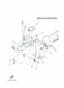 F200BETX drawing PROPELLER-HOUSING-AND-TRANSMISSION-2