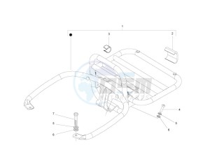 GTV 300 4T 4V ie Touring (NAFTA, APAC) (CN, USA) drawing Rear luggage rack