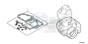 CBR250RF CBR250R Europe Direct - (ED) drawing GASKET KIT B