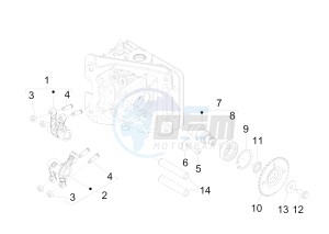 Primavera 50 4T-4V (NAFTA) drawing Rocking levers support unit