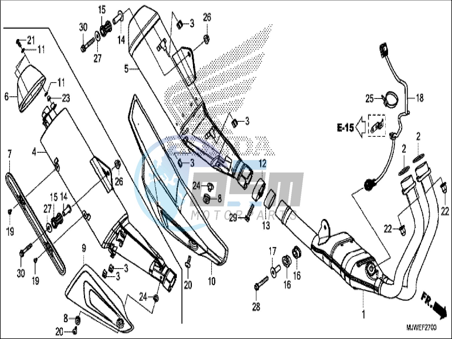 EXHAUST MUFFLER