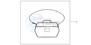 NC700XC drawing INNERBAG TOPBOX