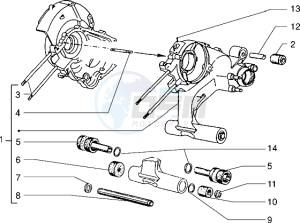 PX 150 E drawing Crankcase