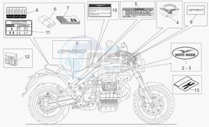 Griso V 850 IE IE drawing Plate set-decal-op.handbooks