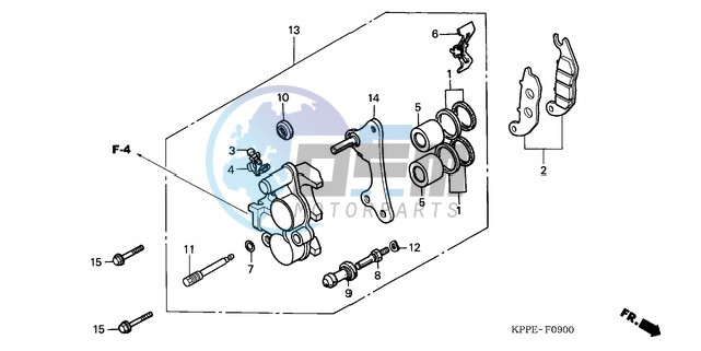 FRONT BRAKE CALIPER