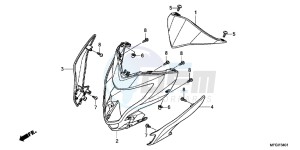 CB600FC drawing COWL (2)