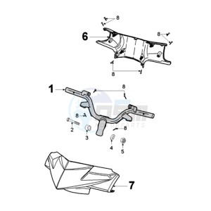 FIGHT 4 50 2T PURE drawing HANDLEBAR