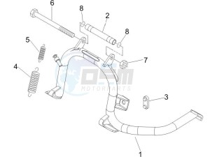 Zip 50 4T 25 Km-h (EMEA) drawing Stand/s