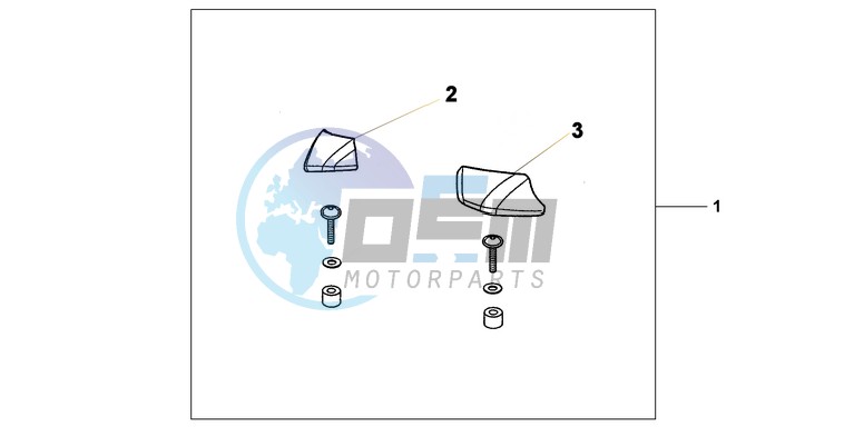 PILLION ARMREST SET