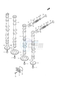 DF 225 drawing Camshaft