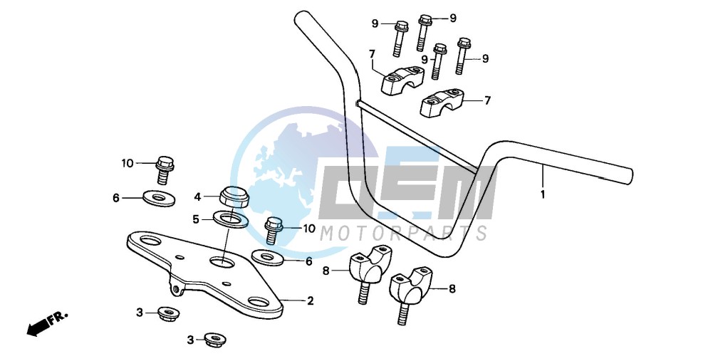 HANDLE PIPE/TOP BRIDGE