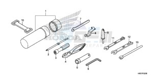 TRX420FM2G TRX420 ED drawing TOOLS