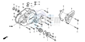 TRX450ER drawing L. CRANKCASE COVER (TRX450R4,5)