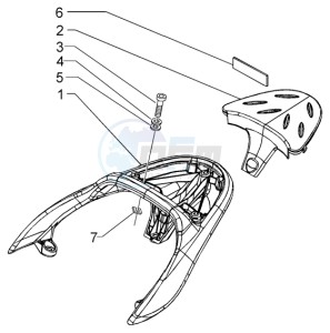 Beverly 500 (USA) USA drawing Rear carrier