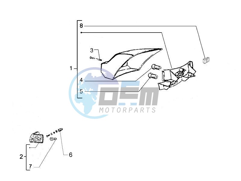 Rear headlamps - Turn signal lamps