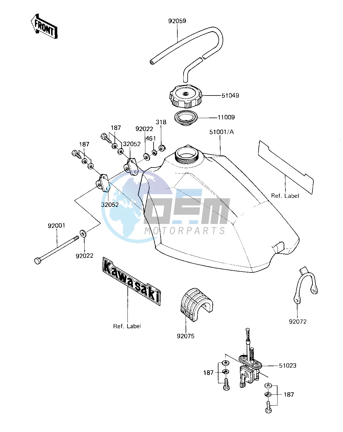 FUEL TANK -- 85 A2- -