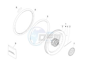 Wi-Bike Mas Mech Active 0 drawing Rear wheel