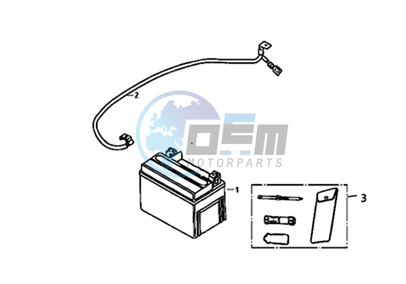 BATTERY / TOOLKIT