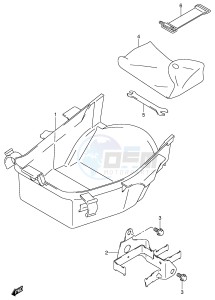 GSX1400 (E2) drawing LUGGAGE BOX